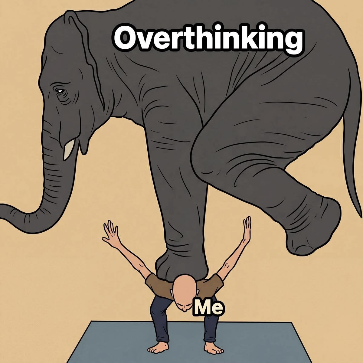 how overthinking affects mental health and causes anxiety and cognitive fatigue
