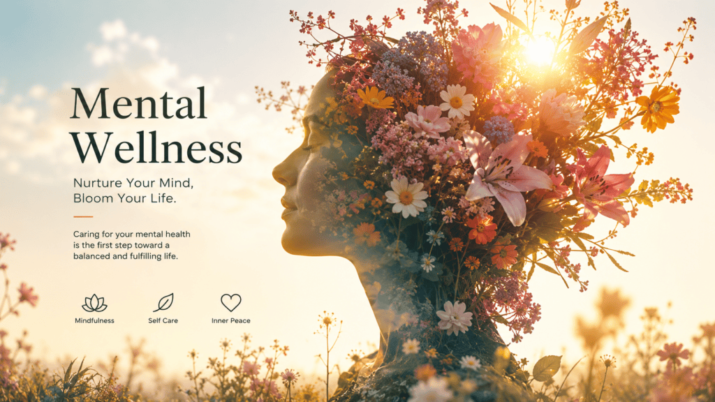 importance of mental health and well-being concept showing emotional balance and wellness