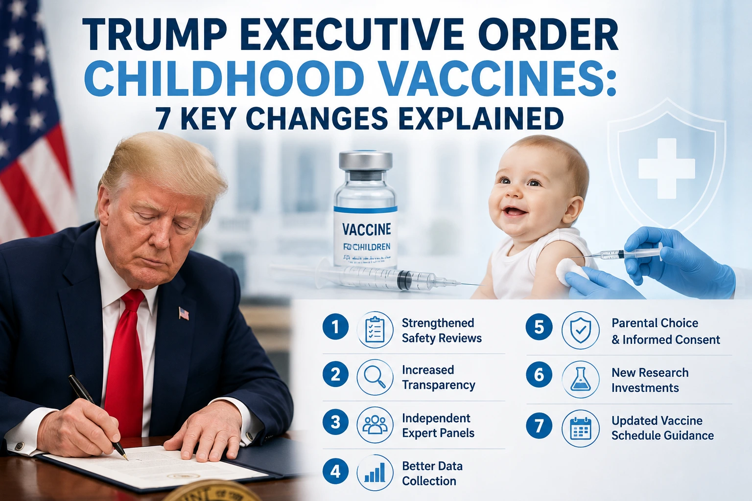 Trump executive order childhood vaccines