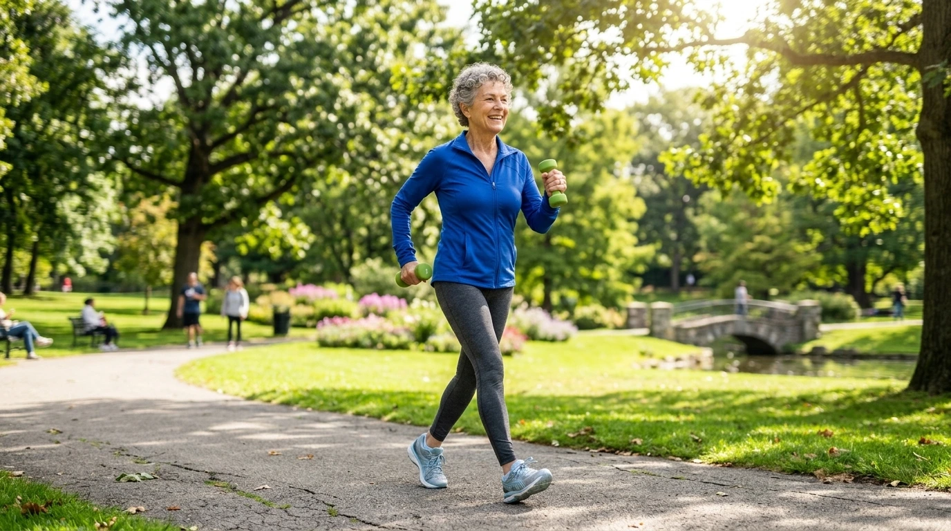 Healthy ageing exercise walking strength and mobility